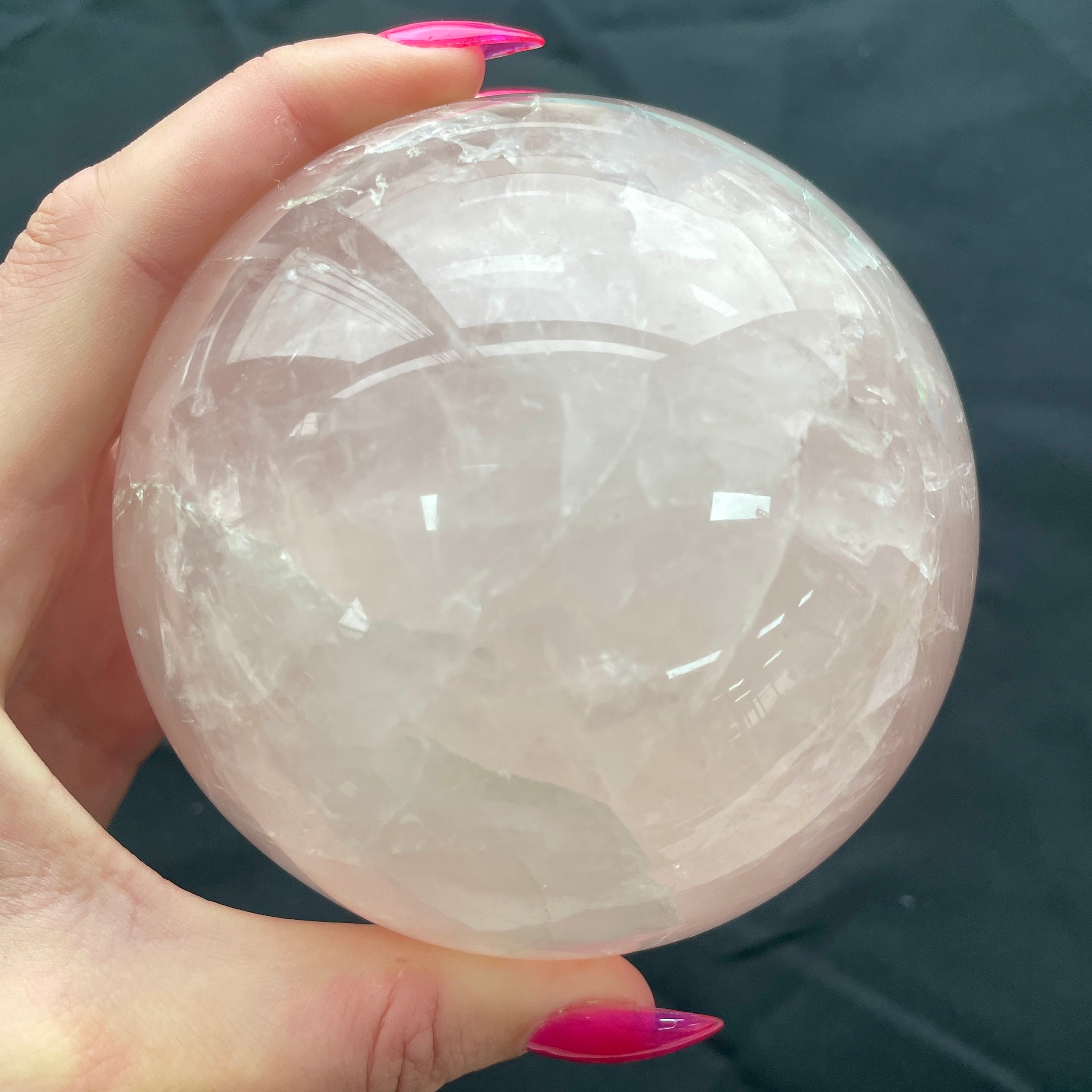 Rose Quartz Sphere Large - 9cm Rose Quartz Sphere Large - 9cm
